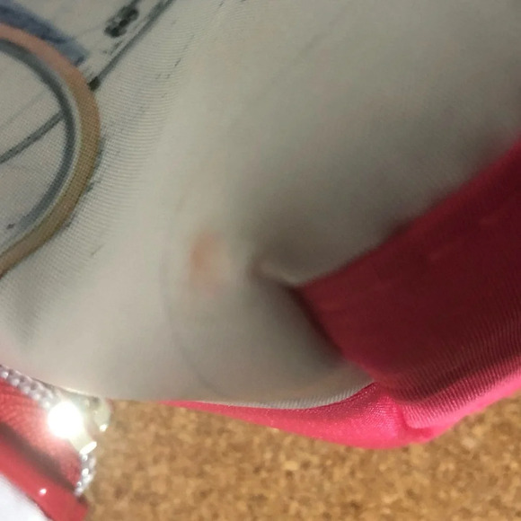 Lancome Paris 3 Makeup Bags 3 Sizes Zipper Pink Travel - Picture 7 of 7